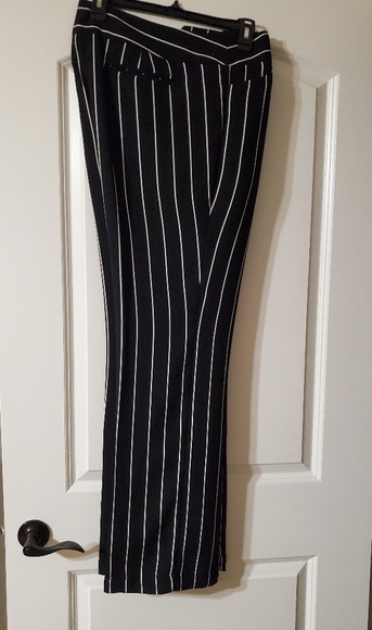 Worthington ladies black white stripe trousers - Picture 1 of 5
